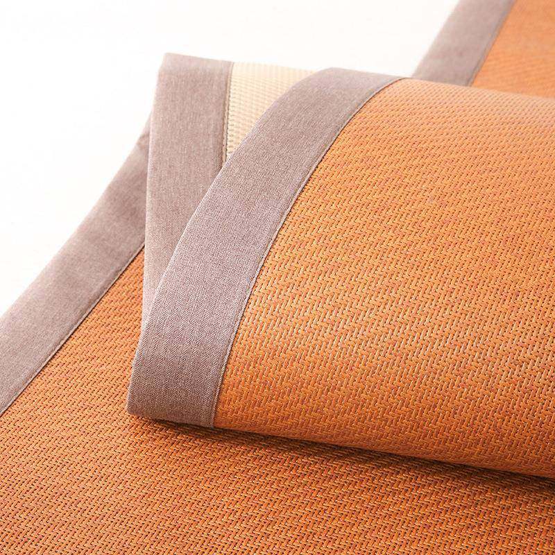 1.米加厚软藤席.5米夏季1ao782322可8折叠凉席1.2宿单人席子1.35m