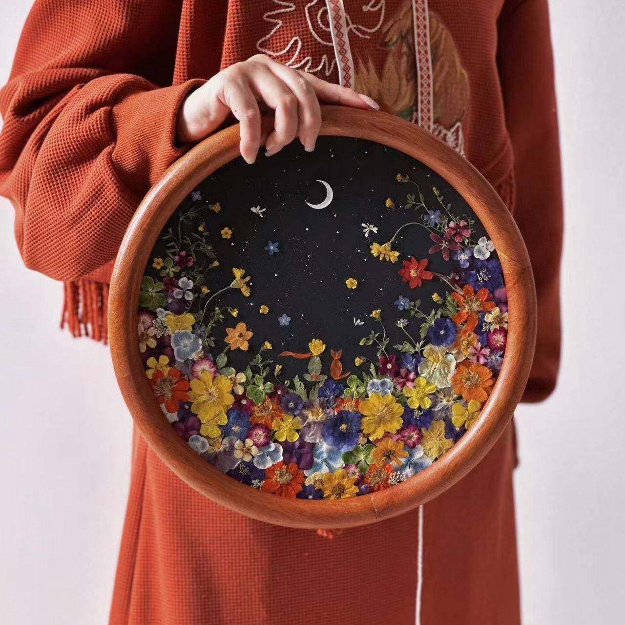 瑰玫小王F98THJT8子饰干花压花相框画装画喜字闺蜜新婚礼物框手工,家居饰品,DIY亲子装饰画,淘宝优惠券,粉丝福利购,淘宝优惠卷