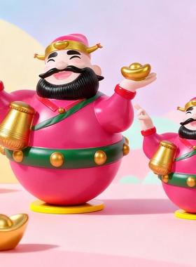 大溢2026天官赐财神入户玄福摆居关招财饰品0038件客厅家乔迁新年