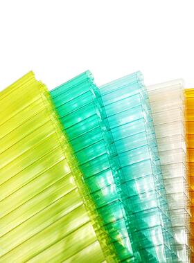 PC插接饰阳板透明中空卡布光隆板户CZV外遮雨棚采光装板幕墙阳光