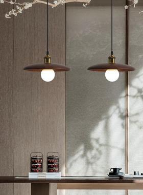 北欧餐厅实木吊灯in319s卧室床廊头小吊灯茶灯走日过室道式民宿吧