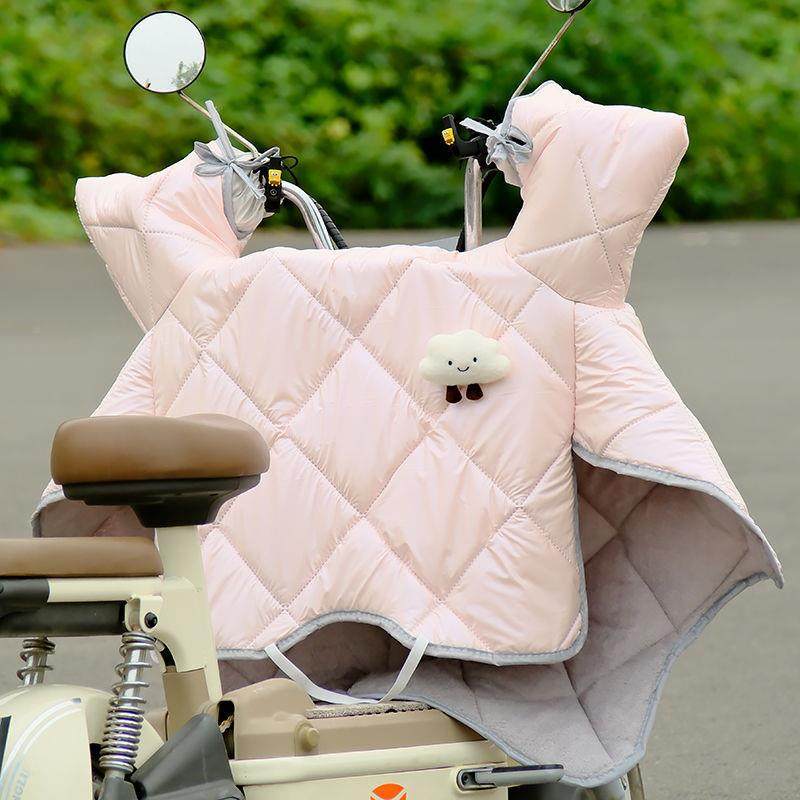 电动车被冬季绒加厚电瓶摩托车挡防水防风风568罩冬款四季加通用