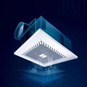 绿岛风排气扇强卫341生间天花顶吸管道式 换气扇力轻音厕所吊排顶