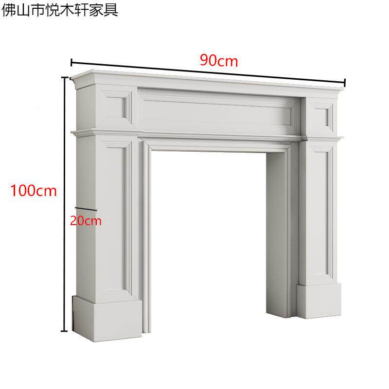 美式实木复古道民宿壁炉装饰式无品牌/柜法欧式简约壁炉架置物婚