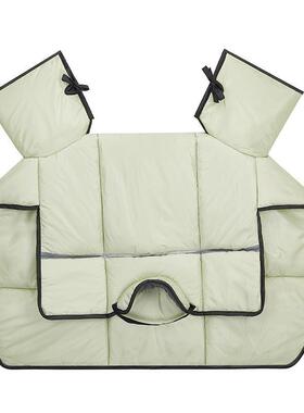 电动季车挡风被冬加绒加厚双面防水保暖电瓶车摩托防84372防风罩