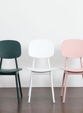 厂OYD直销网红糖果椅北欧家简约家用成人现创意餐厅塑代料欧式休