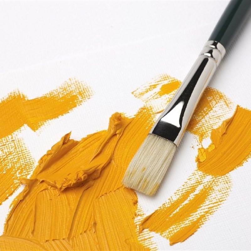温莎牛顿油画笔装猪鬃毛圆头平头扇形笔丙烯油画美术生