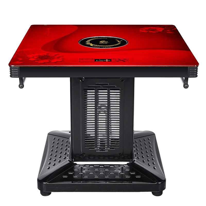 多功能电暖桌取暖桌家用四面取暖器正方形电暖炉暖脚电炉子烤火桌