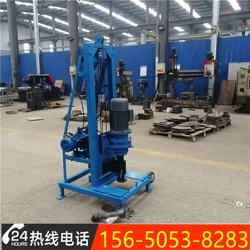 电动水井钻机 全自动升降打井机 便捷式民用钻井机设备民用打井机