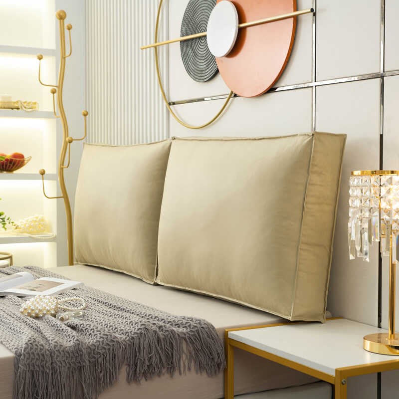科技布长方形床头靠垫床上护腰大靠背202新款飘窗看书靠枕高级感