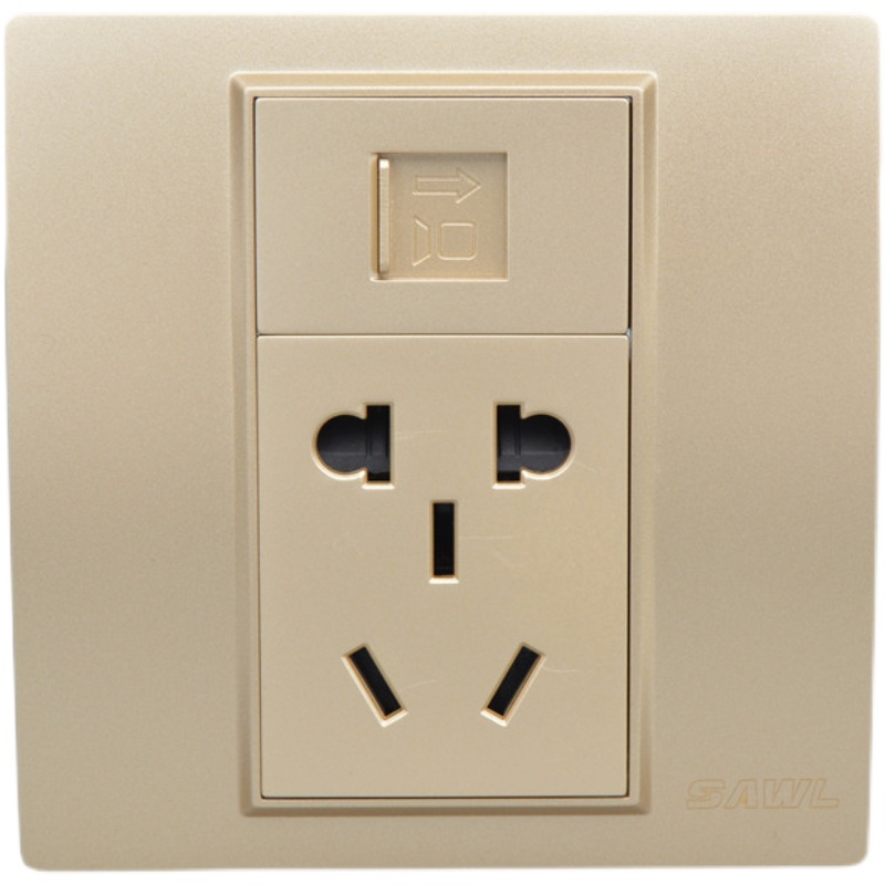 七类网线带五孔插座CT7单口电脑信息面板万兆七类屏蔽模块网络口