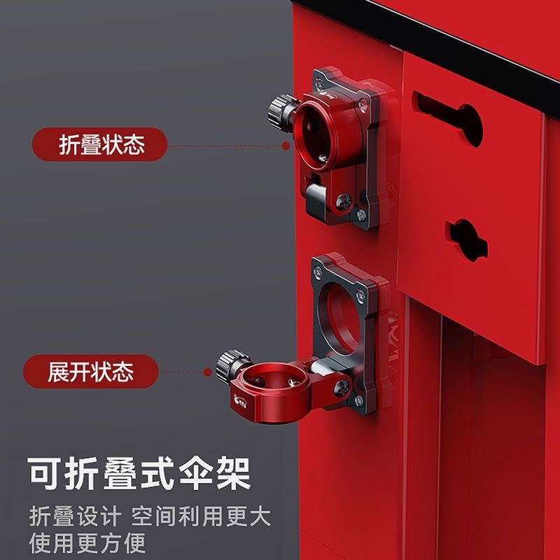 钓箱配件可左右互换加厚通用炮台架拉饵盘架灯架鱼护架伞架支架