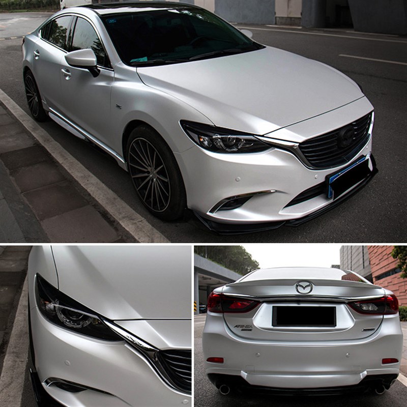 电光金属白汽车改色膜贴纸亚光改装贴膜整车哑光电镀白全车身