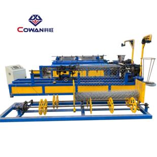 围栏网织网机菱形铁丝网编织机源头工厂 新型数控双模具勾花网机