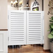 定制实木双开吧台门栅栏门入户隔断门花园半腰门阳台酒吧门自由门