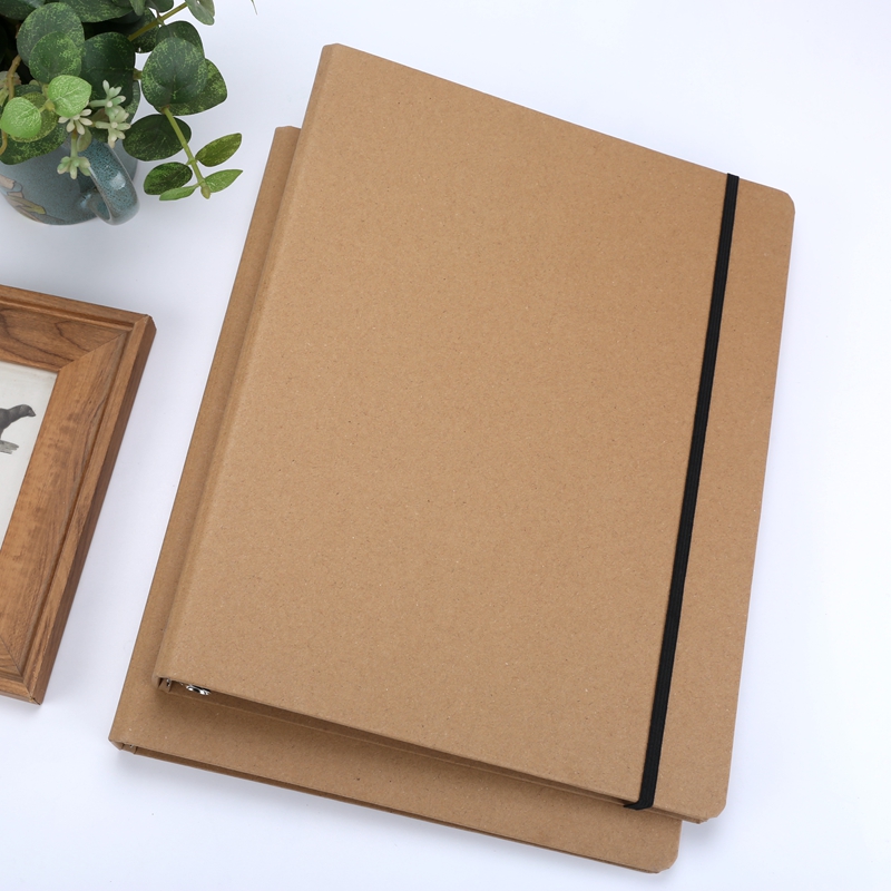 空白牛皮纸活页同学录相册 手绘涂鸦大本DIY幼儿园宝宝成长记录