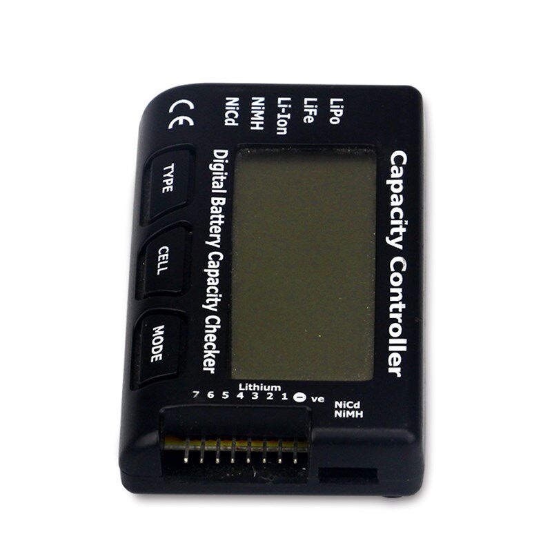 适用于 1-7s 多功能航模无人机电池电量测试仪单片电压检测器