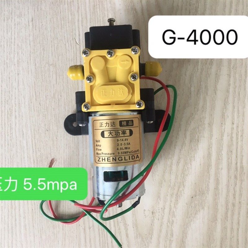 农用电动喷雾器高压水泵大功率12v高压智能型电动喷雾器电机水泵