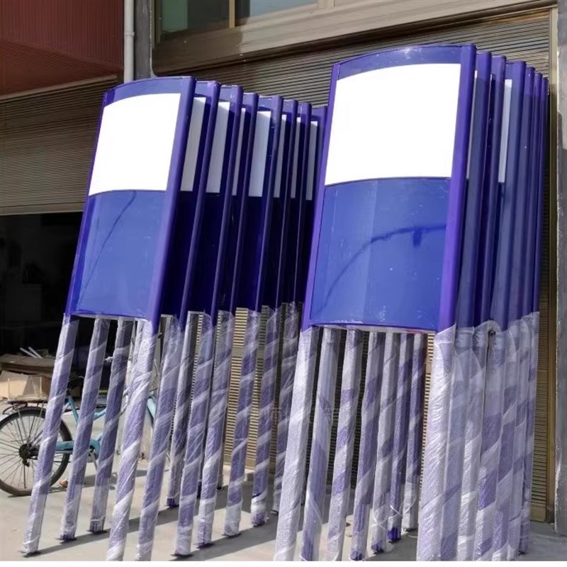 定制立牌灯箱指路牌面广告牌平安屋校园保安室门卫岗亭吸塑灯箱