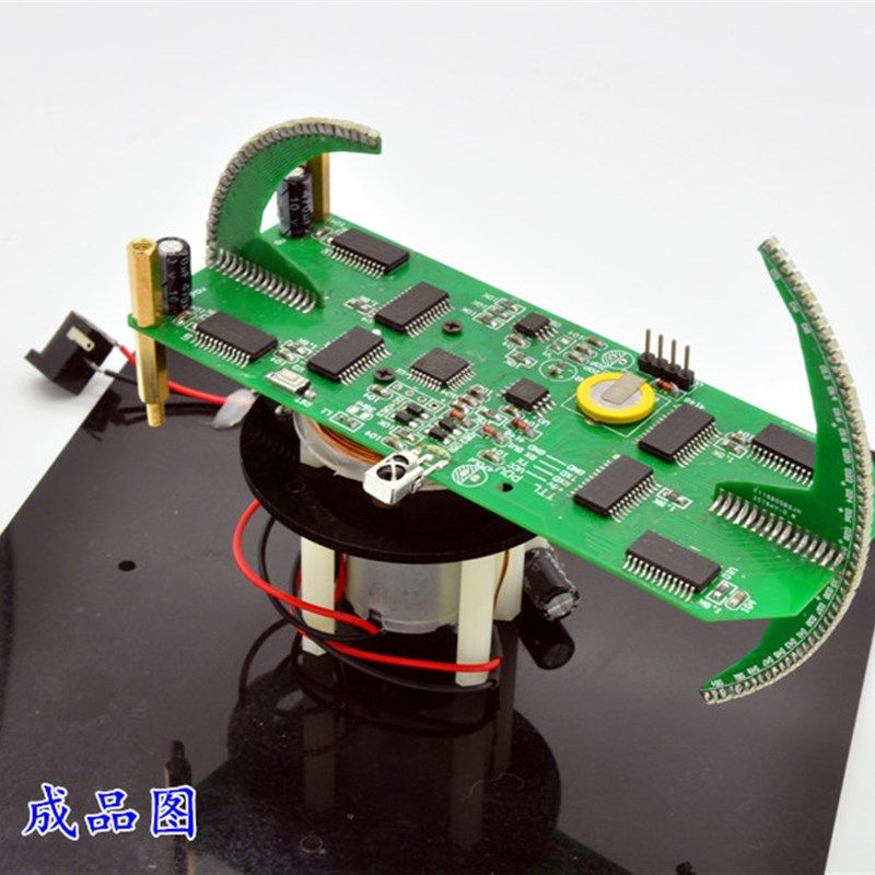 双球形旋转LED显示屏 POV时钟套件广告屏展示屏地球仪DIY套件散件
