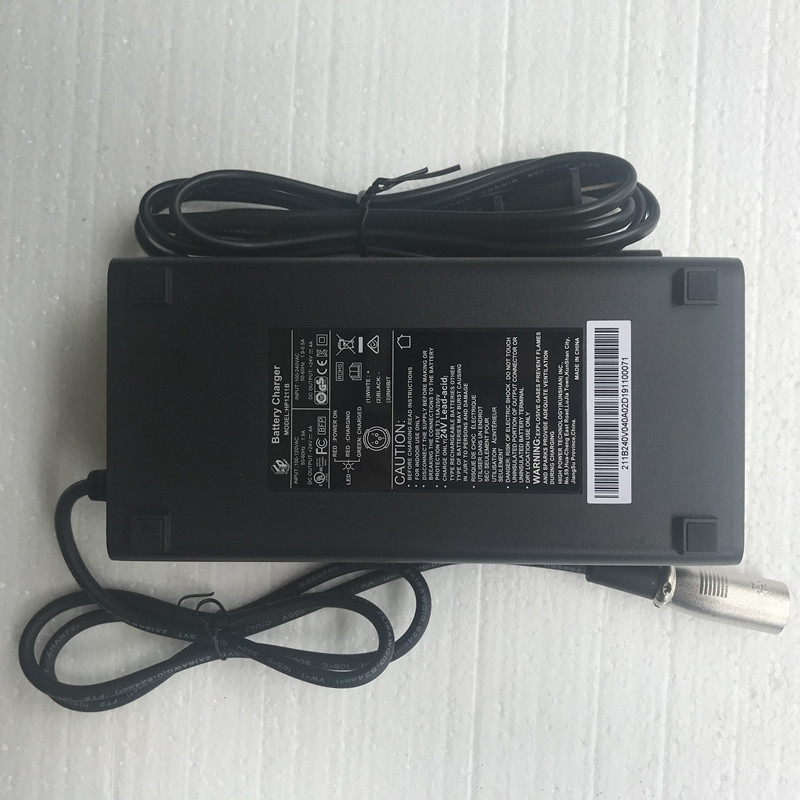 原装进口鸿柏HP1211B老年电动代步车电动轮椅24V4A智能充电器