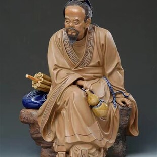 石湾公仔陶瓷神医华陀手工家居饰品摆件中医院保健院医生人物摆件