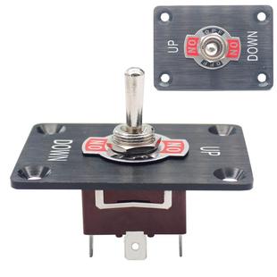 AXK子开关带金属面板游艇摇臂开关三脚两衡摆档摇开关船尾板平钮