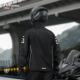 光骑行摩托分体电雨衣套装 钓鱼男加厚255女动车 暴反长款 雨裤 防式