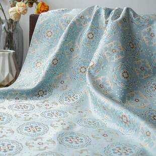 汉服织色花布扣装 43盘衫 提饰布国风童装 提花面料 新中式