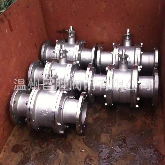 电动阀美标不锈钢球阀气动球法兰球Q41F-CAH030LB三片式阀球阀