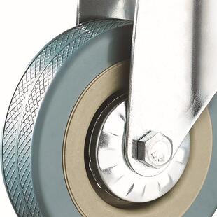 3寸灰胶插杆活动万轮向轮子车214中餐山厂家移冷动风机灰胶脚轮