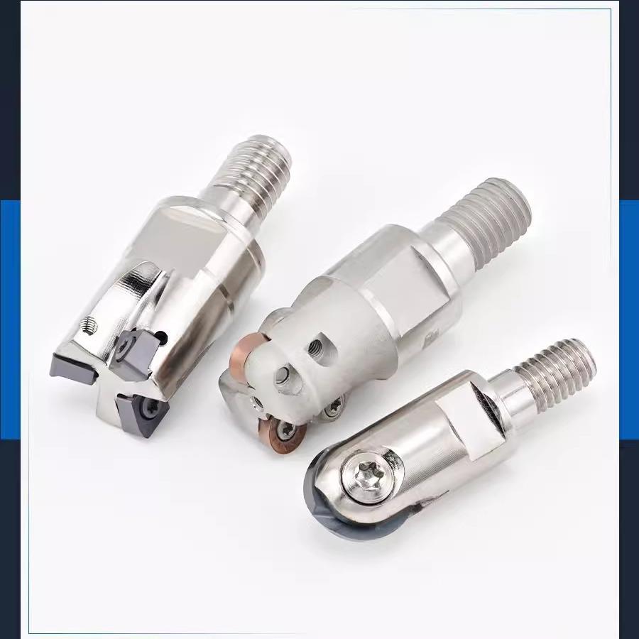 TE90快进给锁牙式铣刀头ER4R5R6R钨钢抗/铣1刀头T震M239精铣刀头