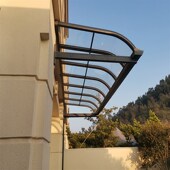 铝合金雨棚遮阳棚别墅阳台雨棚遮阳棚窗户雨棚雨搭窗户家用防雨棚