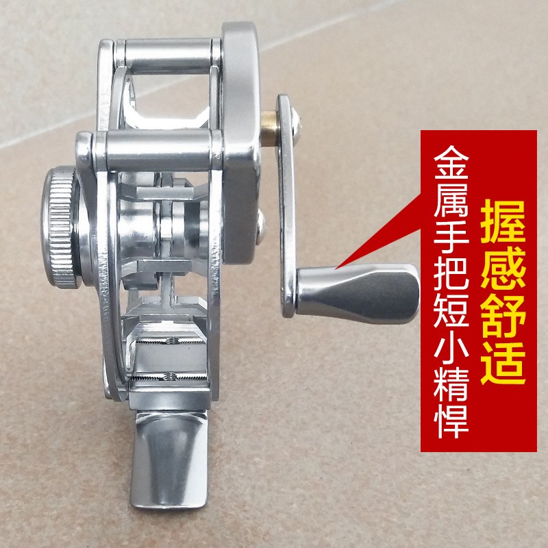 全金属前打轮倍速轮谷麦轮逗钓鱼线轮超轻带泄力手拨轮速比渔轮