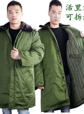 短款冬季加厚老式大军衣棉大衣冷库防寒服保暖棉大衣中长棉袄防冻
