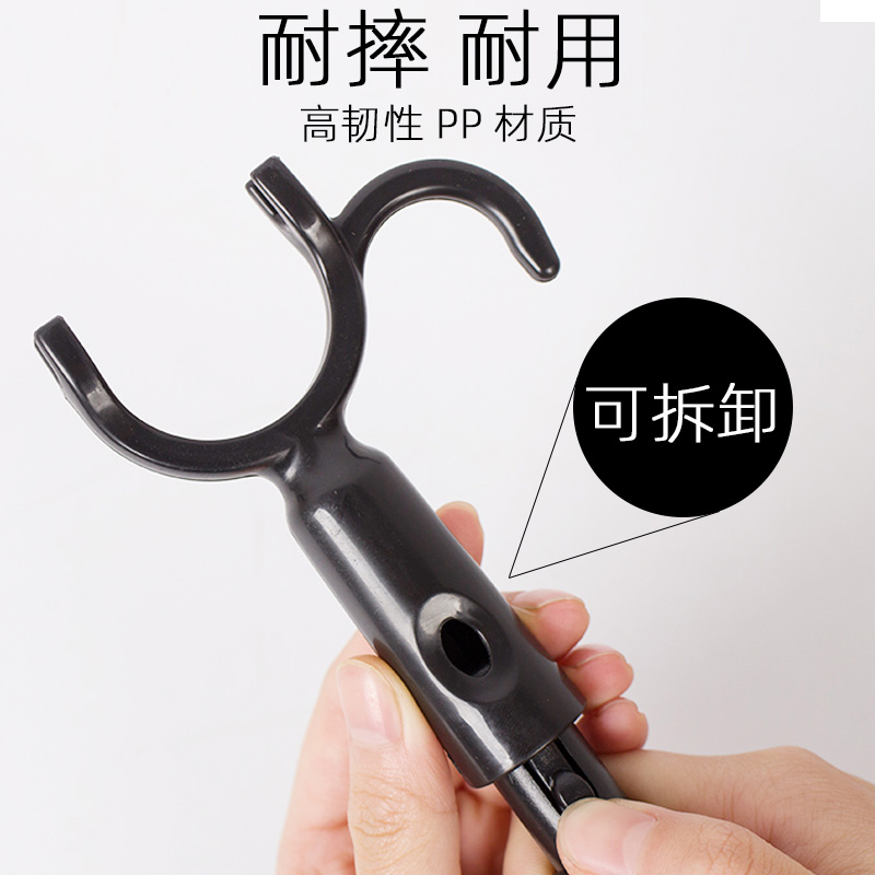 撑衣杆家用晾衣杆丫叉可伸缩大叉头宿舍加长挑挂取晒阳台衣叉杆子