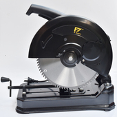 博海350钢材切割机14寸 电锯 家用切柴火机木工角铁金属切割机台式