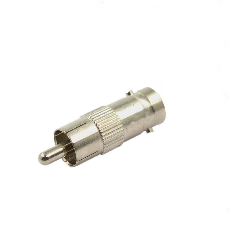 BNC母头转V公头 模拟监控视频转接头转RC莲花头 安防配件器材