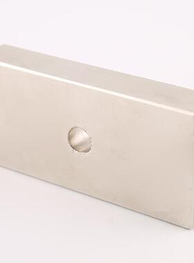 稀土永磁汝硼F12960铁*50*10/20沉孔量大价0优力磁强铁