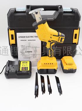 80346锂电电动往复锯充电式电马锯户外手提小伐木刀得伟款电型锯