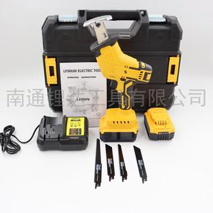 80346锂电电动往复锯充电式电马锯户外手提小伐木刀得伟款电型锯