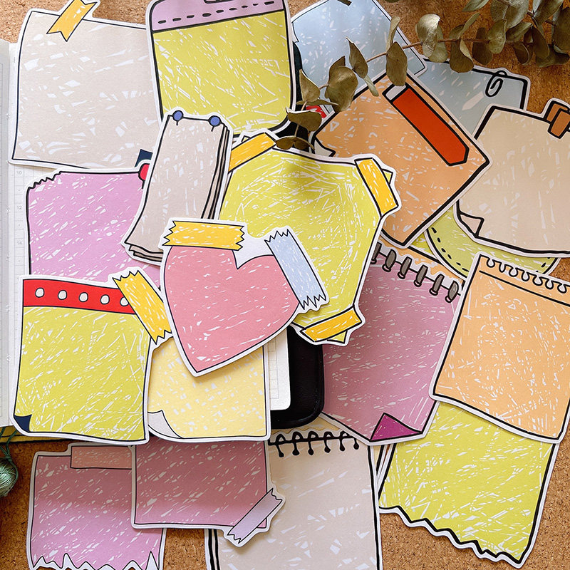 书写文本对话框气泡框贴纸不晕墨