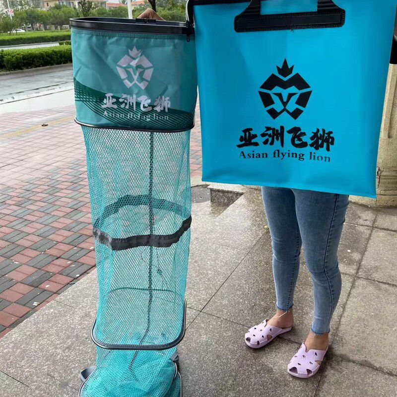 亚洲飞狮新款挂胶小鱼护野钓方口迷你竞技涂胶鱼护