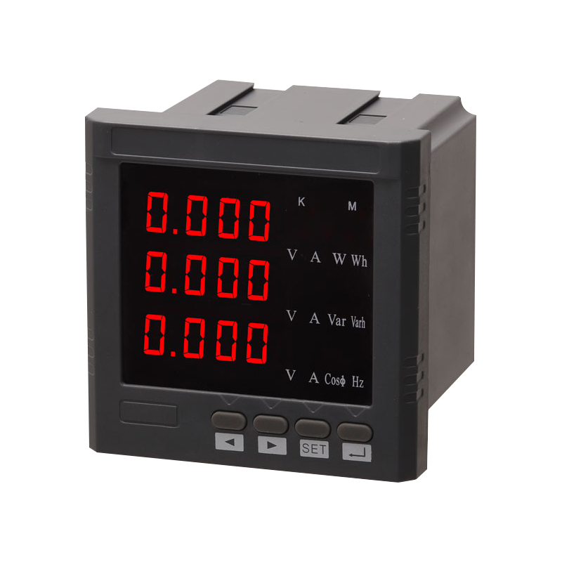 三单相多功能仪表数码液晶电流电压功率频率RS85通讯电力表