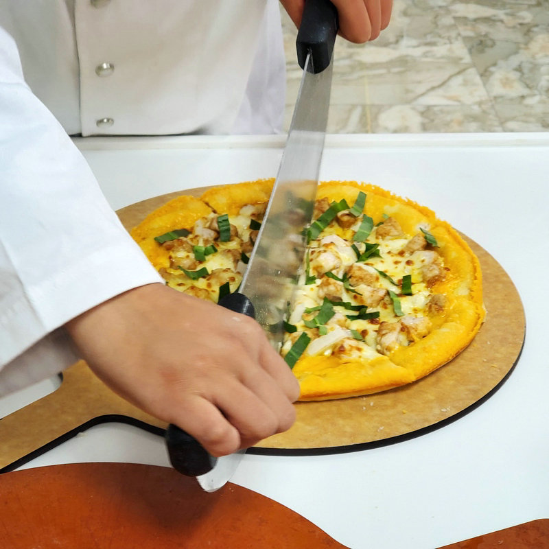 必胜客披萨板烤箱实木纤维防霉比萨切板服务板面包板上菜砧板菜板