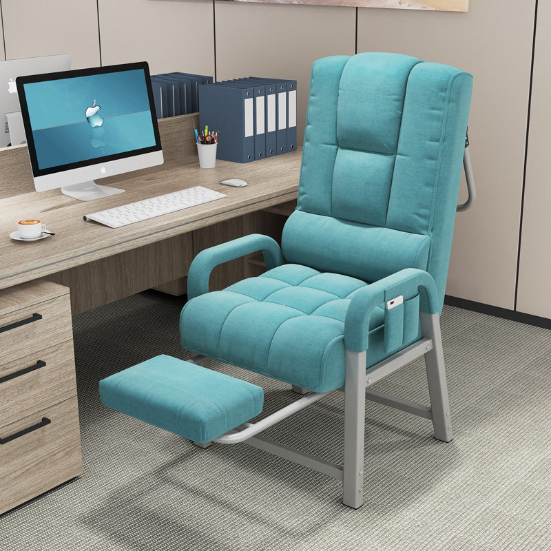 办公午休单人沙发电脑椅舒适久坐家用懒人午睡可平躺宿舍靠背椅