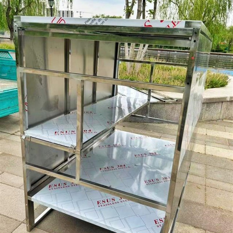 不锈钢三轮车商用小吃车架子摆摊多功能烧烤车麻辣烫煎油炸串夜市