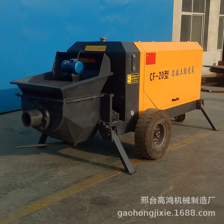 大型建筑设备车载二次构造柱泵