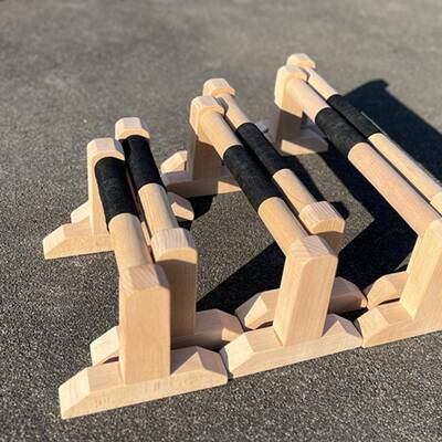 。A榉木3架加高加宽俄挺木制架俯卧撑支俄COO式挺身倒立训练