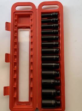 1/2加长小风炮动套1寸3件筒MZE头重型加厚飞气动电扳手大组套